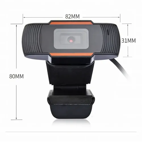 Веб камера B1 HD 720P, профессиональная поворотная USB Web Camera с зажимом для крепления на монитор - фото 9