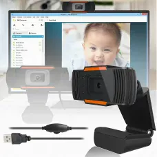 Веб камера B1 HD 720P, профессиональная поворотная USB Web Camera с зажимом для крепления на монитор