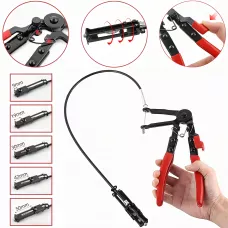 Автомобільні універсальні кліщі з затискачами, плоскогубці bundle forceps AND-11 для шлангів, гнучкий інструмент