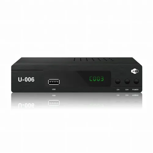 Цифровий ресивер UNIQUE U006 Metal, приставка Т2 тюнер для телевізора, підтримка IPTV і Wi-Fi антени - фото 2