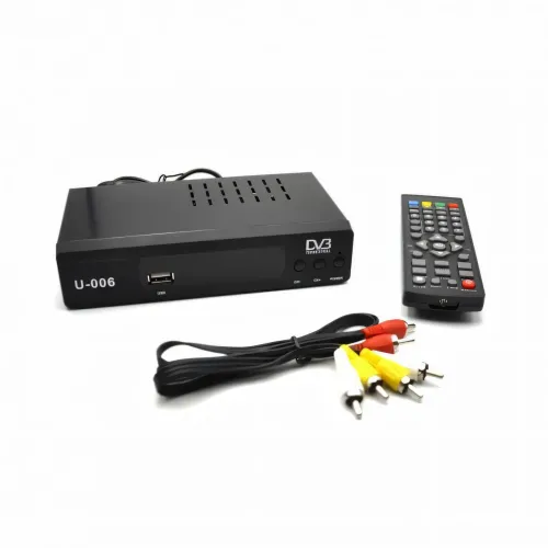 Цифровой ресивер UNIQUE U006 Metal, приставка Т2 тюнер для телевизора, поддержка IPTV и Wi-Fi антенны - фото 5