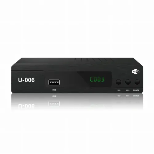Цифровой ресивер UNIQUE U006 Metal, приставка Т2 тюнер для телевизора, поддержка IPTV и Wi-Fi антенны - фото 2