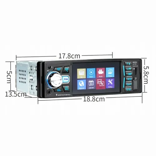 Автомагнітола MP5 4026 1DIN, з Bluetooth, сенсорним монітором 4.1, підсвіткою кнопок - фото 8