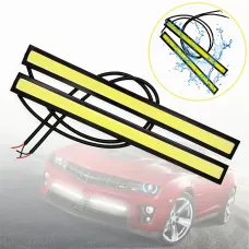 Денні ходові вогні DRL 17, діодні СІВ автомобільні вогні 2 шт 6 Вт, довжина 17 см, алюмінієвий корпус