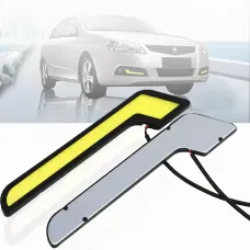 Денні ходові вогні DRL-19, біле світло 3 Вт, в алюмінієвому корпусі, 12 В