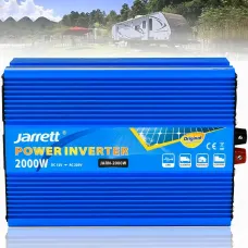 Оригінальний інвертор Jarrett 12-220 В 2000W, оригінальний перетворювач напруги, USB, синій
