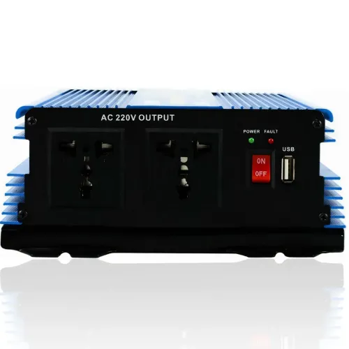 Оригінальний інвертор Jarrett 12-220 В 2000W, оригінальний перетворювач напруги, USB, синій - фото 5