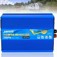 Оригінальний інвертор Jarrett 12-220 В 2000W, оригінальний перетворювач напруги, USB, синій