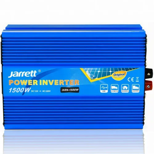 Оригінальний перетворювач Jarrett 12v-220 1500W, автомобільний оригінальний перетворювач - фото 2