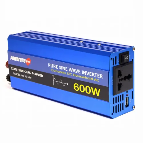 Інвертор Power One 600 W, перетворювач постійного струму, автомобільний інвертор, чиста синусоїда - фото 3