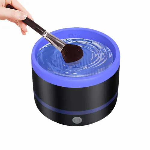 Электрический очиститель кистей для макияжа Makeup brush cleaner AND LY-609, USB инструмент для очистки кистей - фото 3