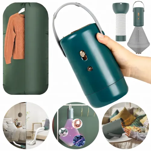Портативна сушарка для одягу Portable Clothes Dryer Mini, універсальне сушіння фен для взуття, тварин - фото 9
