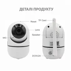 Беспроводная Wi-Fi IP камера Y13G с распознаванием лиц, внутреннее видеонаблюдение, видео няня
