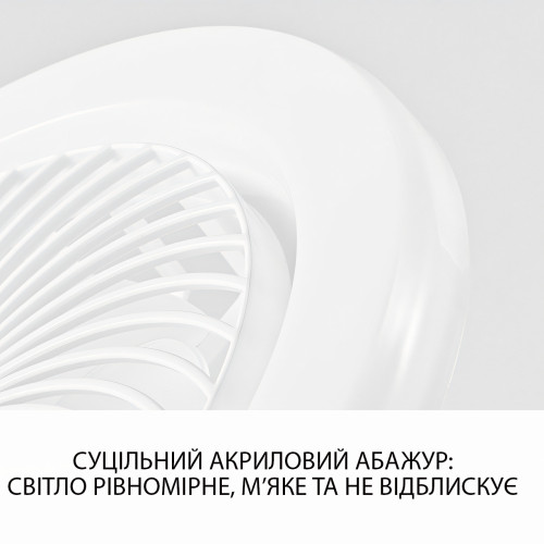 Лампа-вентилятор LED в патрон E27, светодиодная люстра с вентилятором, LED вентилятор LK22 без пульта - фото 4