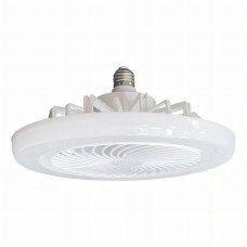 Лампа-вентилятор LED в патрон E27, светодиодная люстра с вентилятором, LED вентилятор LK23 с пультом