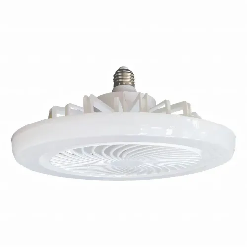 Лампа-вентилятор LED в патрон E27, светодиодная люстра с вентилятором, LED вентилятор LK23 с пультом - фото 2