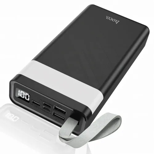 HOCO J73 портативний акумулятор 30000mAh з настільною лампою, з LED цифровим дисплеєм, MicroUSB/Type-C - фото 3