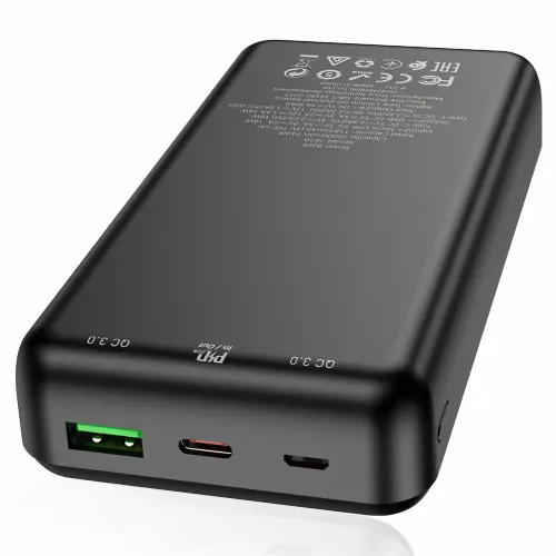 Портативний акумулятор J87A Tacker PD20W+QC3.0 20000 mAh, Power bank HOCO зі швидким заряджанням - фото 4
