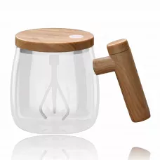 Чашка-мішка в японському стилі, Coffee stirring cup AND896 400 мл, чашка-блендер для напоїв, на батарейках