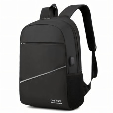 Міський рюкзак Joy Start js974 1937, чорний рюкзак для ноутбука з USB, 18 л, 45х29х14 см