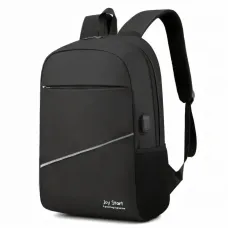 Городской рюкзак Joy Start js974 1937, черный рюкзак для ноутбука с USB, 18 л, 45х29х14 см