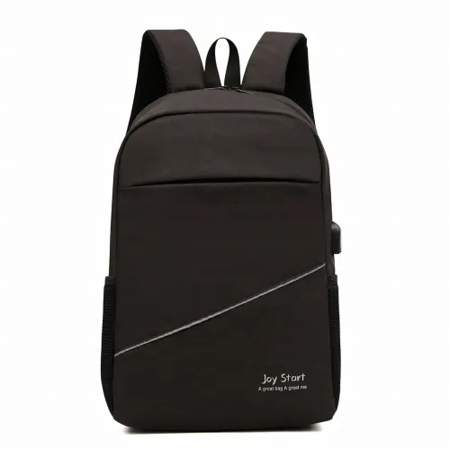 Городской рюкзак Joy Start js974 1937, черный рюкзак для ноутбука с USB, 18 л, 45х29х14 см - фото 2