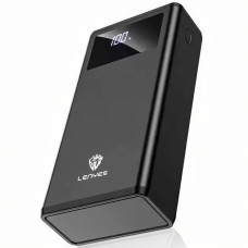 Power Bank LENYES PX591 50000mAh с Быстрой Зарядкой 20W+PD и LED Дисплеем, реальная емкость, 4USB/type-C