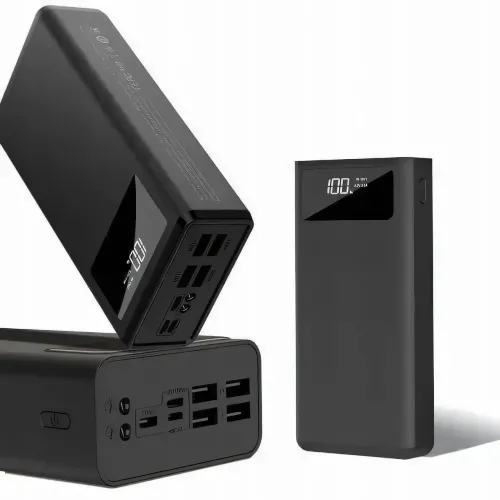 Power Bank LENYES PX591 50000mAh з Швидким Заряджанням 20W+PD і LED Дисплеєм, реальна місткість, 4 USB/type-C - фото 4