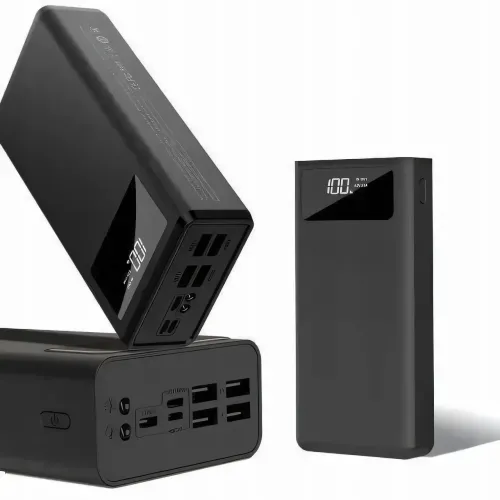 Power Bank LENYES PX591 50000mAh з Швидким Заряджанням 20W+PD і LED Дисплеєм, реальна місткість, 4 USB/type-C - фото 4