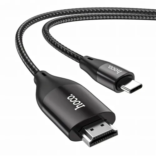 Кабель-перехідник HOCO UA16 Type-C to HDTV у нейлоновому обплетенні, 4К, 2 м, чорний - фото 6