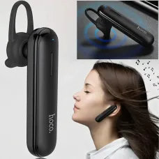 Бездротова Bluetooth гарнітура HOCO E36 Free sound, хендсфрі моно з мікрофоном і шумозаглушенням, чорний