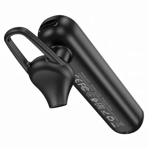 Bluetooth гарнітура HOCO E63, бездротова гарнітура хендсфри Diamond business BT зі звуковими підказками - фото 3