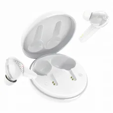 Бездротова гарнітура HOCO ES55 Songful, Bluetooth хендсфри BT5 з кейсом для заряджання Білий