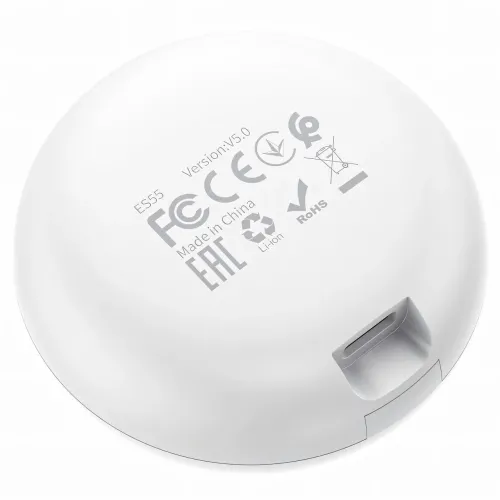 Бездротова гарнітура HOCO ES55 Songful, Bluetooth хендсфри BT5 з кейсом для заряджання Білий - фото 4