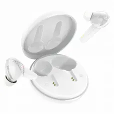 Бездротова гарнітура HOCO ES55 Songful, Bluetooth хендсфри BT5 з кейсом для заряджання Білий