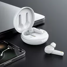 Беспроводная гарнитура HOCO ES55 Songful, Bluetooth хендсфри BT5 с кейсом для зарядки Белый