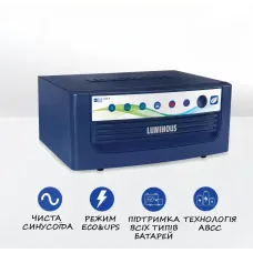 Инвертор LUMINOUS INVERTER ECO WATT 900V/12V, гибридный ИБП с чистой синусоидой