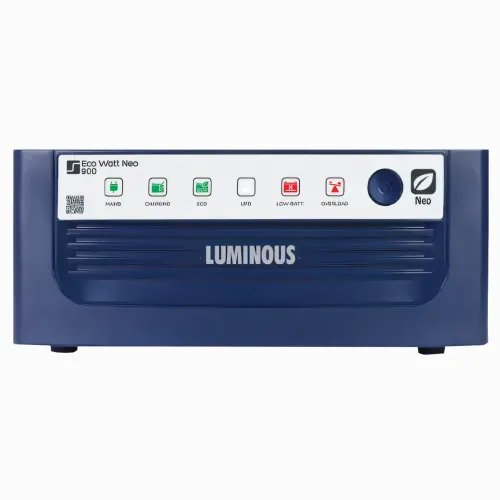 Инвертор LUMINOUS INVERTER ECO WATT 900V/12V, гибридный ИБП с чистой синусоидой - фото 2