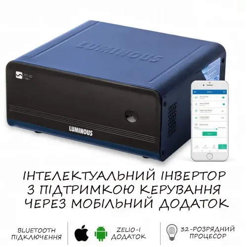 Гібридний інвертор LUMIN0US ZELIO-900W 12/220 В UPS перетворювач напруги ЧиСТИЙ СИНУС, безперебійник - фото 6