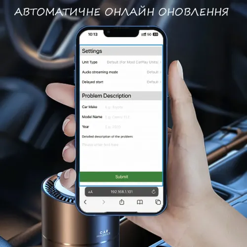 Бездротовий адаптер CarPlay, що перетворить дротове з'єднання Iphone/Andriod на бездротове, Plug&Play - фото 10
