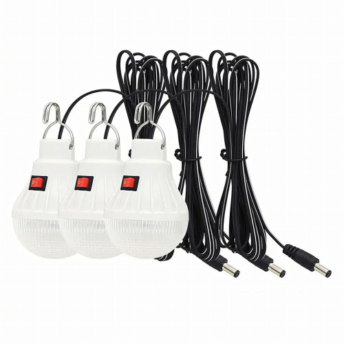 Портативная система освещения СС 027 100W, комплект 3 в 1: Power Bank, Солнечная батарея, Радио