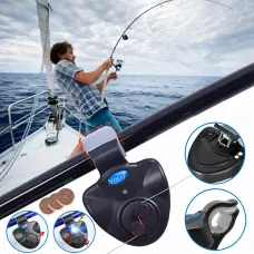 Електронний сигналізатор клювання для спінінга New Fish Bite Alarm зі світловим індикатором і звуковим сигналом