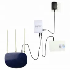 Источник бесперебойного питания для роутера UPS WGP MiniUPS DC, повербанк для роутера 12V/9V/5V
