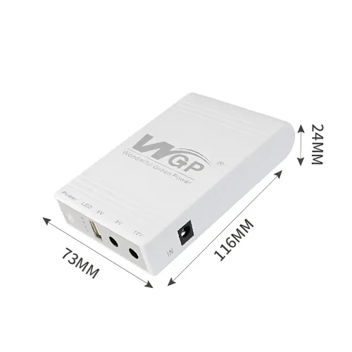 Джерело безперебійного живлення для роутера UPS WGP MiniUPS DC, повербанк для роутера 12V/9V/5V - фото 10