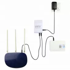 Источник бесперебойного питания для роутера UPS WGP MiniUPS DC, повербанк для роутера 12V/9V/5V
