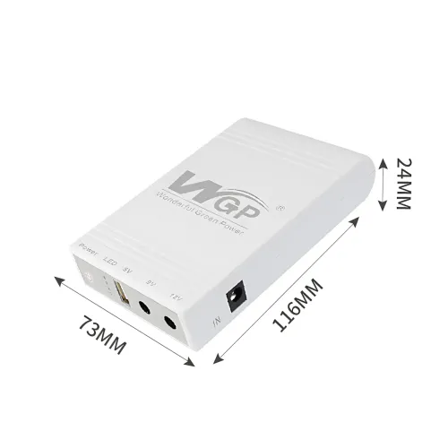 Джерело безперебійного живлення для роутера UPS WGP MiniUPS DC, повербанк для роутера 12V/9V/5V - фото 10