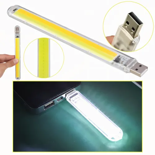 USB світлодіодний ліхтарик LED 518 cob із сенсорним увімкненням, Мінісвітильник-брелок Usb для ноутбука, телефона