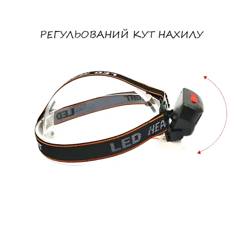 Налобный фонарь BL 203, аккумуляторный светодиодный фонарик, COB, USB зарядка, 3 режима работы - фото 4