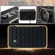 Мобільна портативна колонка SPS UBL AU200 у ретростилі, безпровідна Bluetooth колонка, 90 Вт