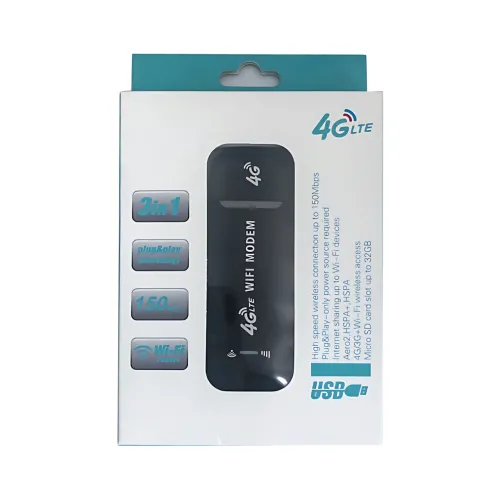 Мобильный 4G модем USB, роутер 3in1 WI-FI для sim, 3G/4G LTE HotSpot до 150 Мбит/сек - фото 8